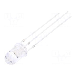LED | 5mm | red/blue | 30° | Front: convex | 5V | No.of term: 3 | -30÷85°C