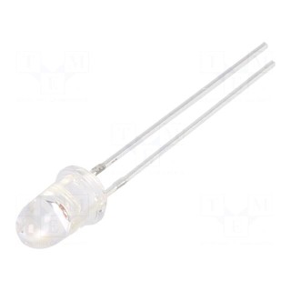 LED | 5mm | yellow | 15° | Front: convex | 2.1÷2.6V | No.of term: 2 | 273mW
