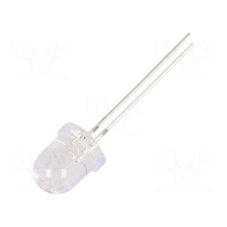 LED | 7.8mm | red | 4200mcd | 30° | Front: convex | 9V | No.of term: 2 | 190mW