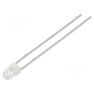 LED | 2.9mm | red | 125mcd | 30° | Front: convex | 2.1÷2.5V | No.of term: 2