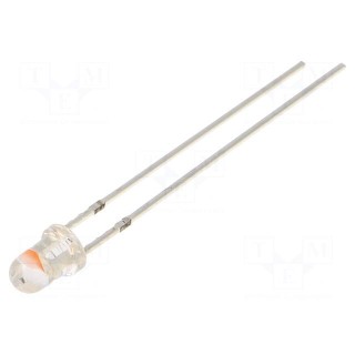 LED | 3mm | green/pink | 30° | Front: convex | 3.1÷3.6V | No.of term: 2