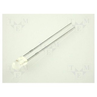 LED | 3mm | red/green | 60° | Front: convex | 2÷2.5/2.2÷2.5V