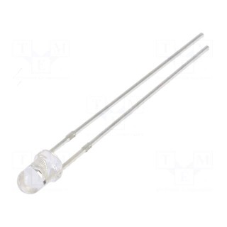 LED | 3mm | red | 2180mcd | 30° | Front: convex | 3÷13V | No.of term: 2