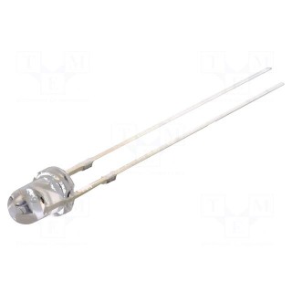 LED | 3mm | yellow | 1120÷1560mcd | 30° | Front: convex | Pitch: 2.54mm