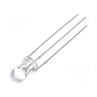 LED | 5mm | red/green | 30° | Front: convex | 12÷15V | No.of term: 3 | round