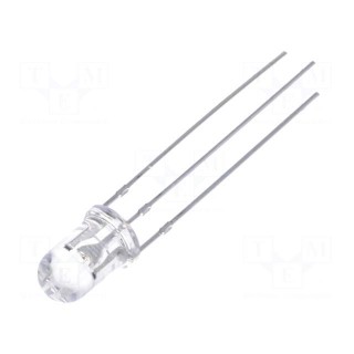 LED | 5mm | red/green | 30° | Front: convex | 5V | No.of term: 3 | -30÷85°C