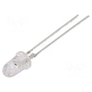 LED | 5mm | orange | 100000÷120000mcd | 8° | Front: convex | 2.3÷2.8V