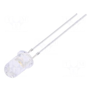 LED | 5mm | white warm | 18000÷22000mcd | 15° | Front: convex | 2.9÷3.6V