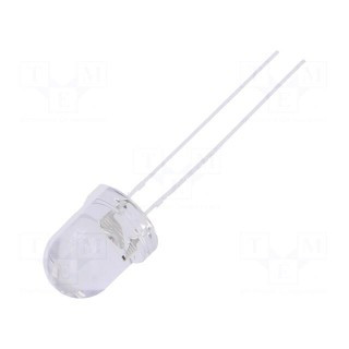 LED | 8mm | yellow | 1120÷1560mcd | 30° | Front: convex | Pitch: 2.54mm