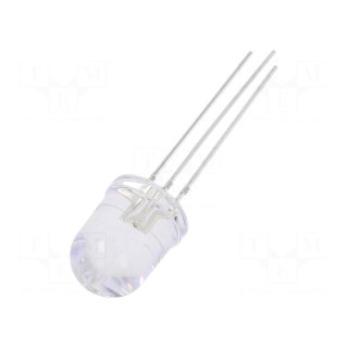 LED | 10mm | red/yellow-green | 30° | Front: convex | 1.8÷2.6/1.8÷2.6V
