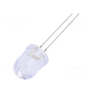 LED | 10mm | red | 4200mcd | 30° | Front: convex | 3÷13V | No.of term: 2