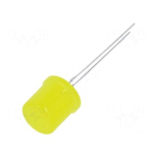 LED | 9.7mm | yellow | 585÷595mcd | 180° | Front: flat | 1.8÷2.6V | round