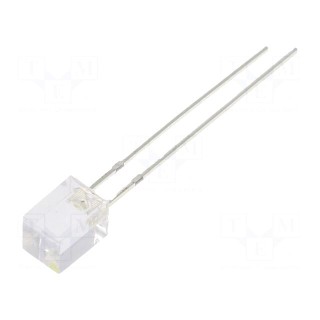 LED | rectangular | 5x5x7mm | white cold | 1560÷1800mcd | 140° | 20mA
