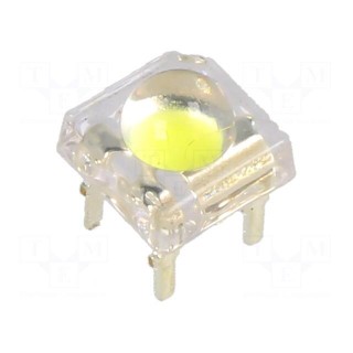 LED Super Flux | 7.62x7.62mm | white cold | 18000÷22000mcd | 25÷28lm