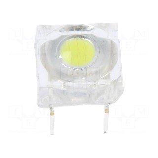 LED Super Flux | 7.62x7.62mm | white cold | 24÷27lm | 120° | 60mA