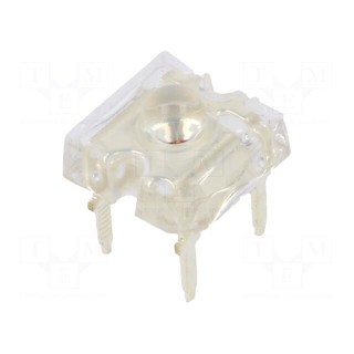 LED Super Flux | 7.62x7.62mm | yellow | 14400÷18000mcd | 40° | 70mA