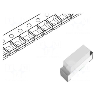 LED | SMD | 0603 | amber | 140mcd | 1.6x0.8x0.6mm | 120° | 20mA | λd: 605nm