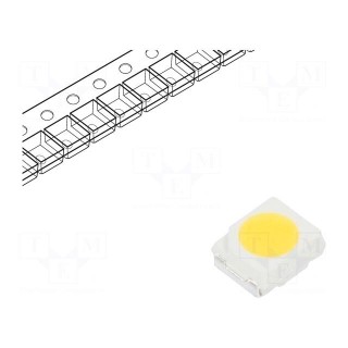 LED | SMD | 3528,PLCC2 | white neutral | 6÷10lm | 3760-4330K | 80 | 120°