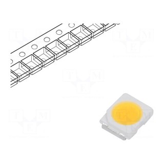 LED | SMD | 3528,PLCC2 | white warm | 9÷14lm | 2700-3225K | 80 | 120° | 30mA