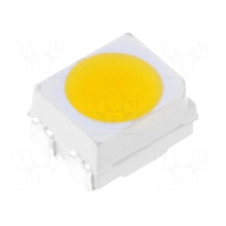 LED | SMD | 3528,PLCC4 | white warm | 2700÷3600mcd | 120° | 50mA | 3÷3.8V