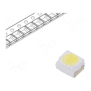 LED | SMD | PLCC2 | white | 4.95÷7.8lm | 1500÷2800mcd | 120° | 20mA