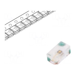 LED | SMD | 0402 | red | 140° | 48mW