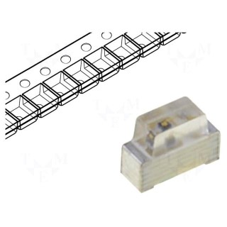 LED | SMD | 0602 | green | 110÷350mcd | 1.6x1.2x0.6mm | 110° | 3.2÷4V | 20mA