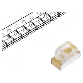 LED | SMD | 0603 | blue | 40÷100mcd | 1.6x0.8x1.1mm | 130° | 3.3÷4V | 20mA