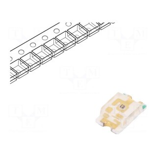 LED | SMD | 0603 | green | 700÷1300mcd | 1.6x0.8x0.95mm | 60° | 3.3÷4.1V