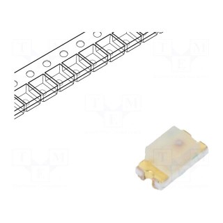 LED | SMD | 0603 | red | 2.8÷10mcd | 1.6x0.8x0.6mm | 170° | 2.1÷2.6V | 20mA