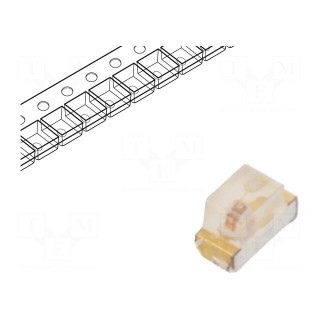 LED | SMD | 0603 | red | 3÷15mcd | 1.6x0.8x1.1mm | 120° | 2÷2.5V | 20mA | 75mW