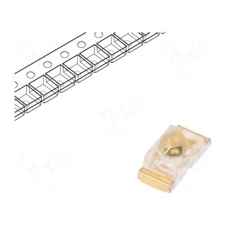 LED | SMD | 0603 | yellow | 280÷450mcd | 1.6x0.8x0.95mm | 60° | 2÷2.5V