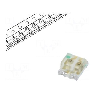 LED | SMD | 0605 | yellow/green | 1.25x1.6x0.65mm | 120° | 20mA