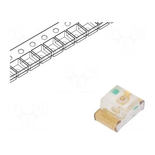 LED | SMD | 0805 | green | 0.2÷0.5mcd | 2x1.25x1.1mm | 160° | 1.9÷2.25V