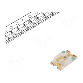 LED | SMD | 0805 | green | 20÷50mcd | 2x1.25x0.4mm | 140° | 2.1÷2.5V | 20mA