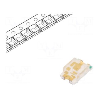 LED | SMD | 0805 | green | 260÷900mcd | 2x1.25x0.7mm | 140° | 2.8÷3.5V