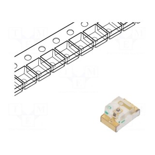 LED | SMD | 0805 | orange | 180÷300mcd | 2x1.25x1.1mm | 140° | 2÷2.5V | 20mA