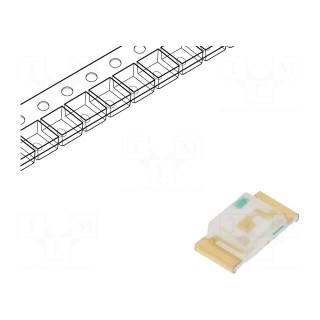 LED | SMD | 1206 | blue | 40÷100mcd | 3.2x1.6x0.75mm | 150° | 3.3÷4V | 20mA