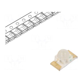 LED | SMD | 1206 | orange | 1000÷1700mcd | 3.2x1.6x1.8mm | 40° | 2÷2.5V