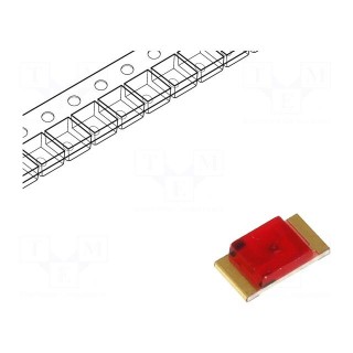 LED | SMD | 1206 | red | 5÷12.5mcd | 3.2x1.6x0.75mm | 120° | 2÷2.5V | 20mA