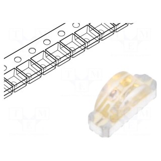 LED | SMD | 1206 | RGB | 3x1.5x1mm | 100° | 25mA | Lens: transparent