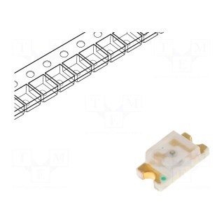 LED | SMD | 1206 | yellow | 16÷40mcd | 3.2x1.6x1.1mm | 120° | 2÷2.4V | 20mA