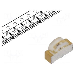 LED | SMD | 1208 | red | 28.5÷62.3mcd | 3x2x1mm | 115° | 2÷2.4V | 20mA | 72mW