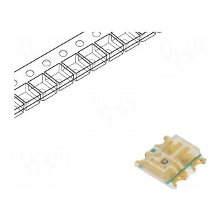 LED | SMD | 1616 | RGB | 1.6x1.6x0.35mm | 120° | 10mA | Lens: transparent