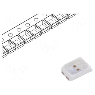 LED | SMD | 2016 | red | 1120÷1560mcd | 2x1.6x0.6mm | 120° | 1.8÷2.6V | 60mA