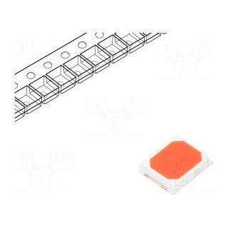 LED | SMD | 2835 | red | 10÷20lm | 3.5x2.8x0.8mm | 120° | 3÷3.4V | 150mA