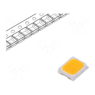 LED | SMD | 2835 | yellow | 45÷55lm | 3.5x2.8x0.8mm | 120° | 3÷3.4V | 150mA