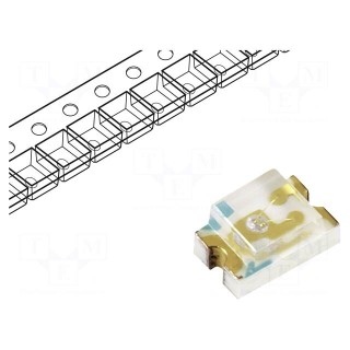 LED | SMD | 3215 | yellow green | 10÷15mcd | 3.2x1.5x1mm | 130° | 2÷2.4V