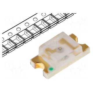 LED | SMD | 2012 | red/yellow-green | 2x1.25mm | 120° | 1.6÷2.4/1.6÷2.4V
