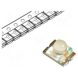 LED | SMD | 3224 | yellow | 2500÷3600mcd | 3.2x2.4x2.4mm | 20° | 2÷2.5V